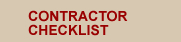 Typical Contractor Checklist